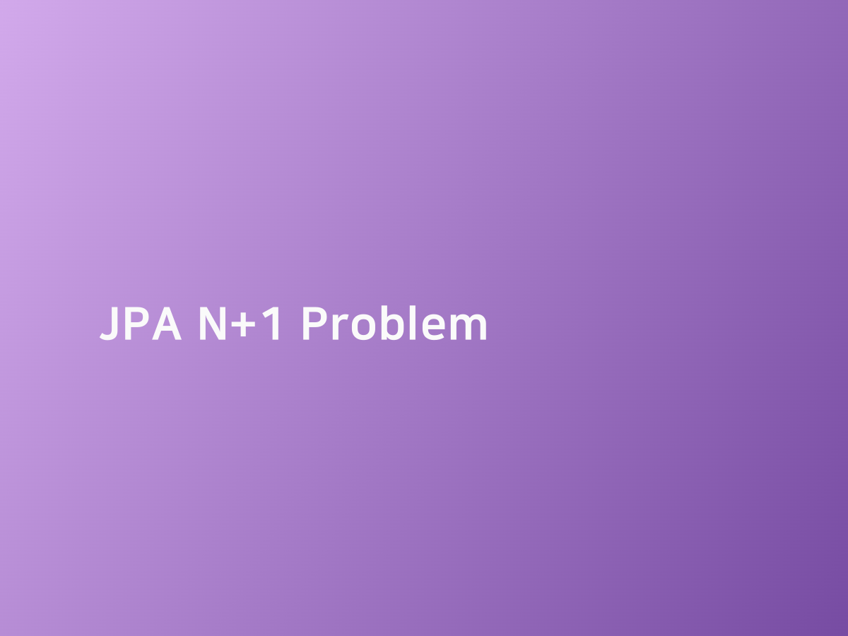 Jpa n 1 problem 