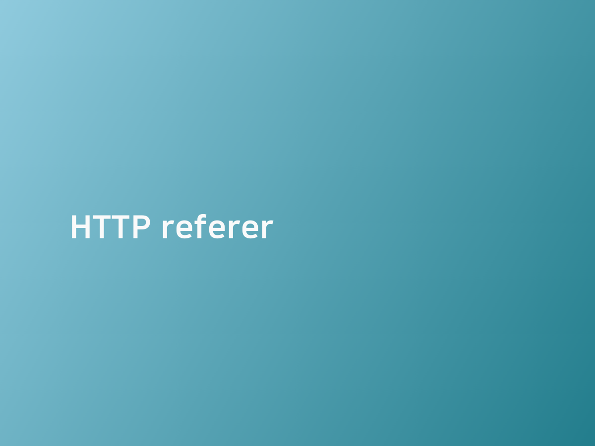 HTTP referer | 코드너리
