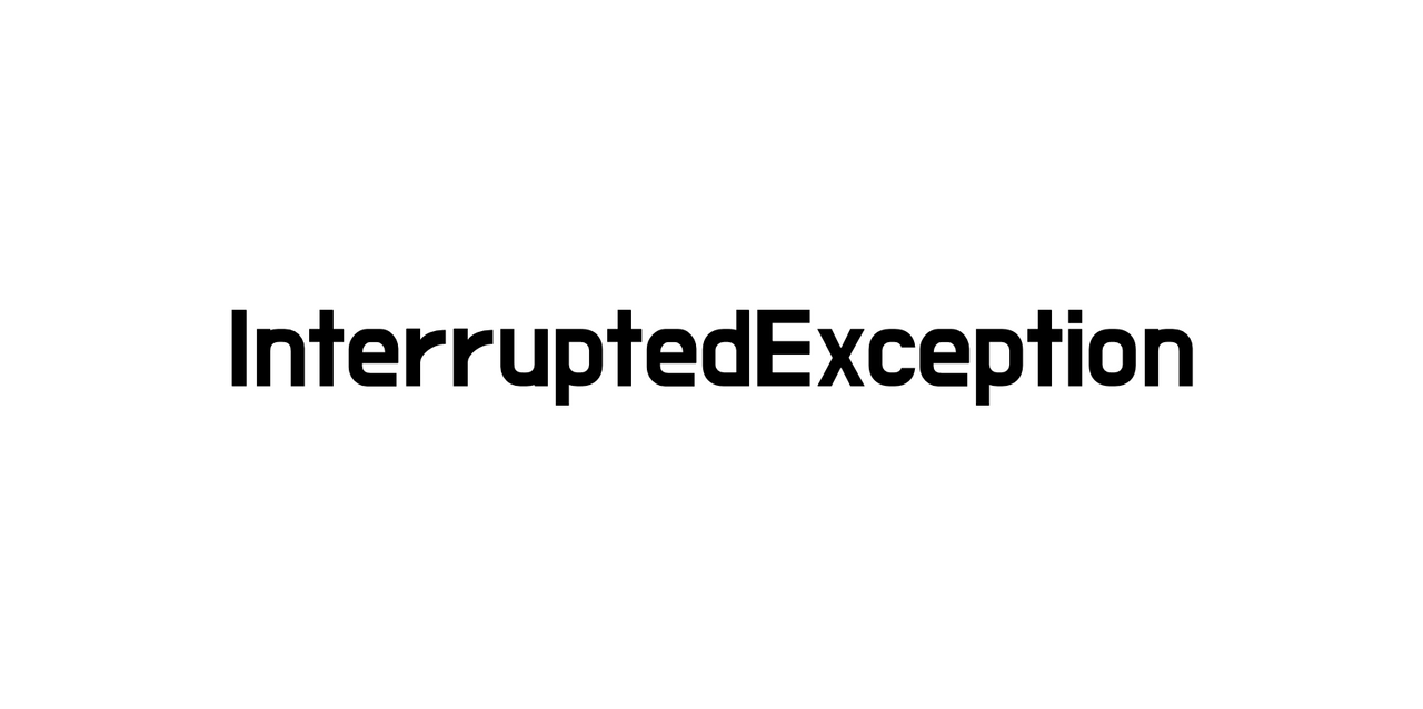 InterruptedException | 코드너리
